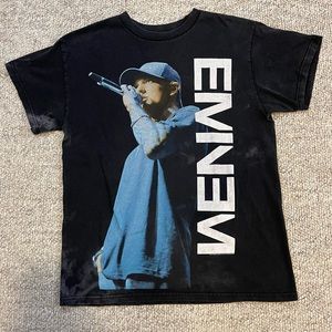 Eminem Band Merch Stand T-Shirt Black 2014 Printed Tag Sz M W/Flaws See Pics